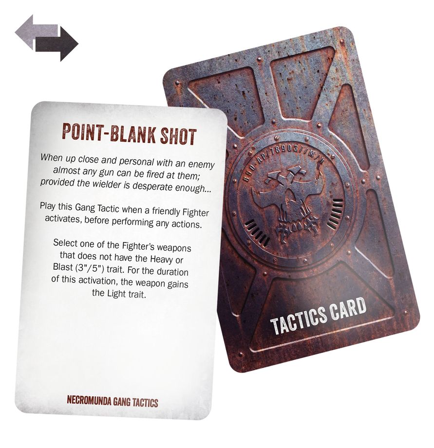 Necromunda Core Gang Tactics Cards