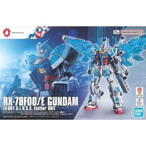 EXPO2025 1/144 RX-78F00/E Gundam (EX-001 G.L.R.S.S Feather UNIT)