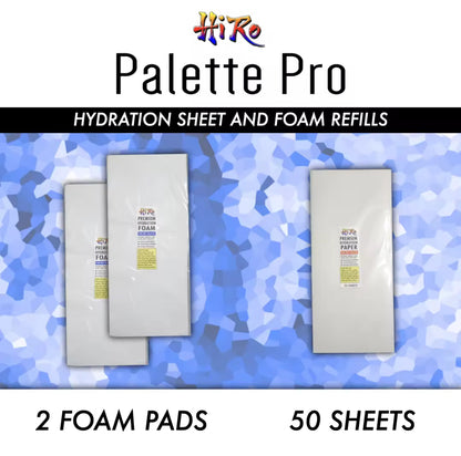 Hiro Paints: Hiro Palette Pro: Hydration Foam and Sheet Paper Refills