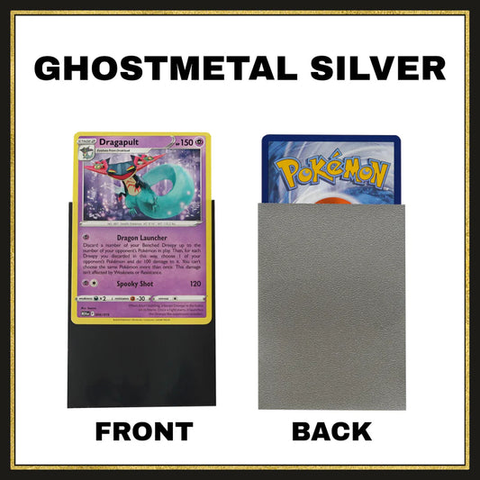QAT Dual Matte Sleeves (Ghostmetal Silver)