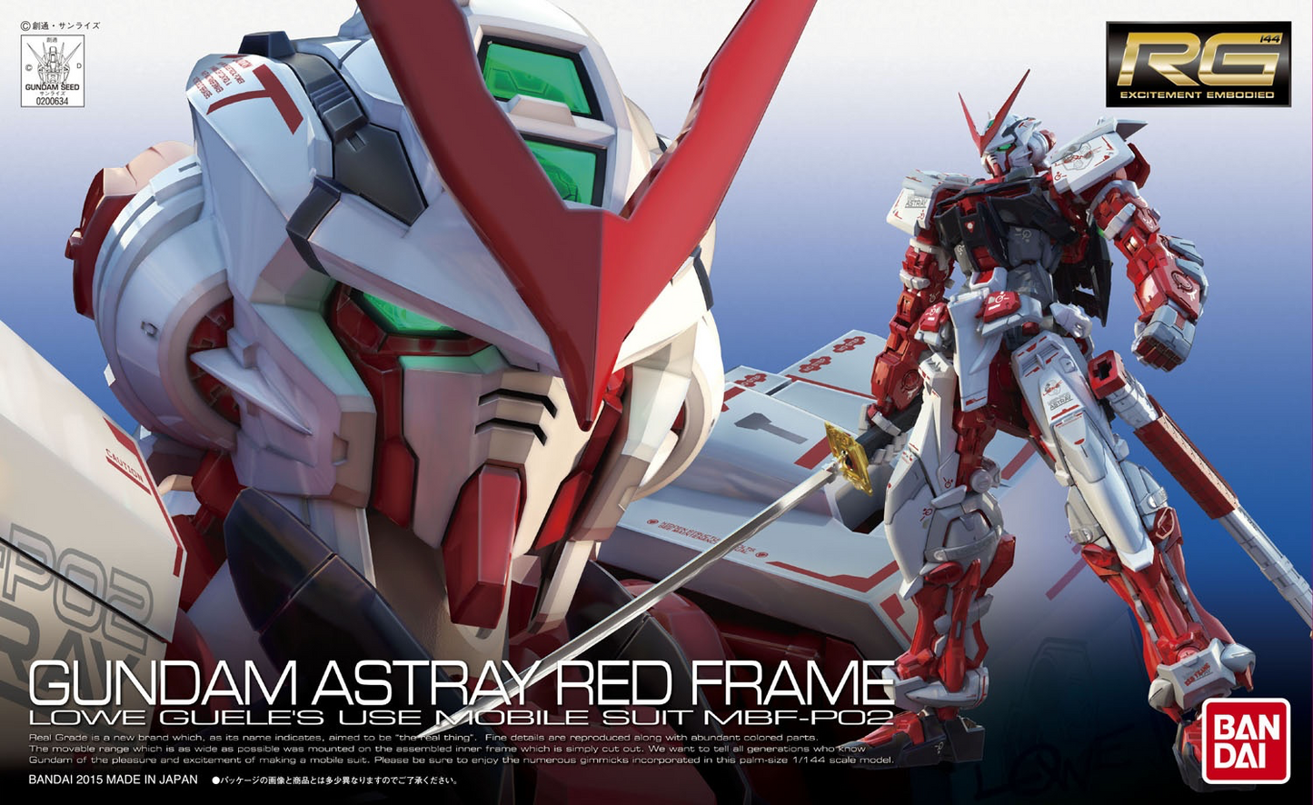 Gundam Seed vs Astray: 1/144 RG Gundam Astray Red Frame