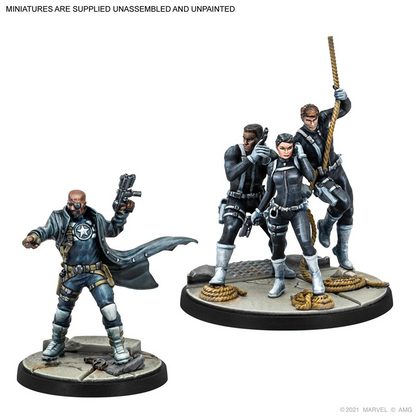 Marvel Crisis Protocol Nick Fury & S.H.I.E.L.D. Agents