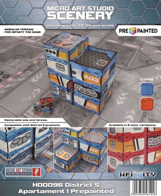 Micro Art Studio: District 5 Apartment (1) (Pre-painted) (blue)