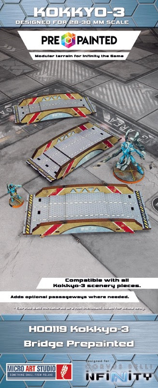 Micro Art Studio: Kokkyo-3 Bridges (3) (Pre-painted) (beige)