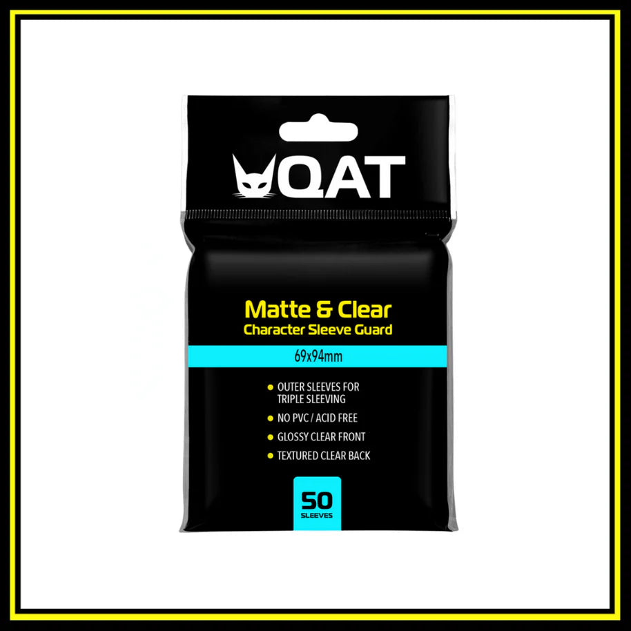 Matte and Clear Outer Sleeves for standard sized cards