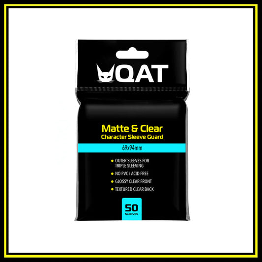 Matte and Clear Outer Sleeves for standard sized cards