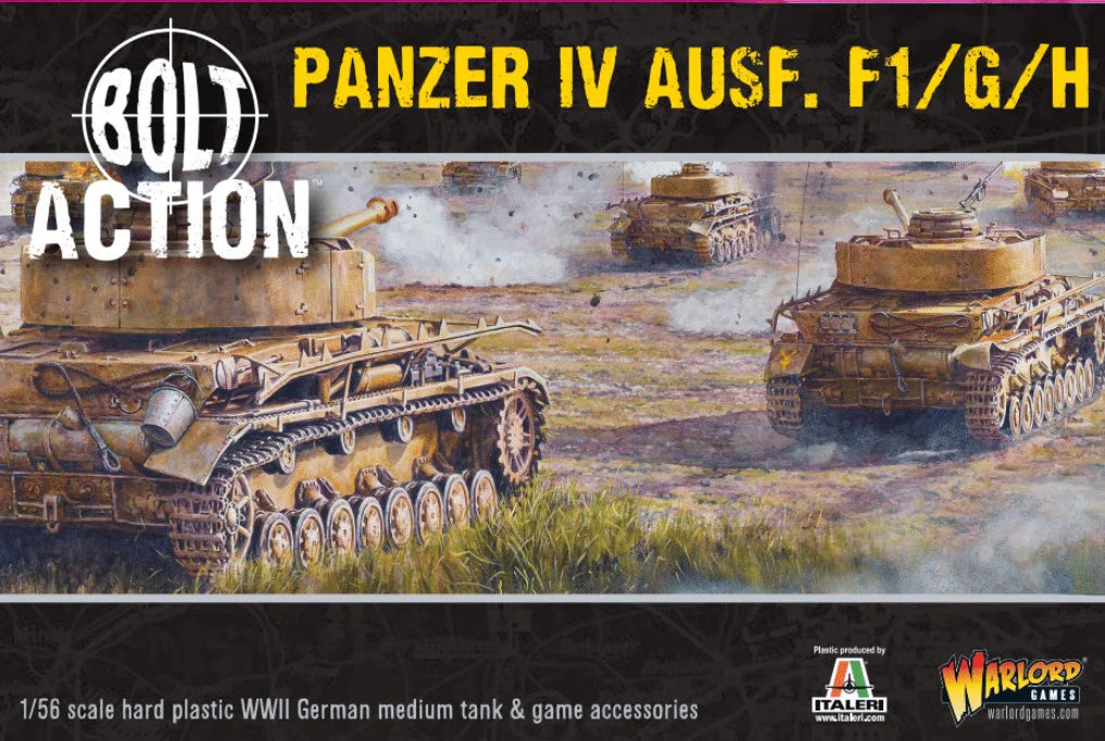 Bolt Action: Panzer IV Ausf. F1/G/H medium tank (plastic)