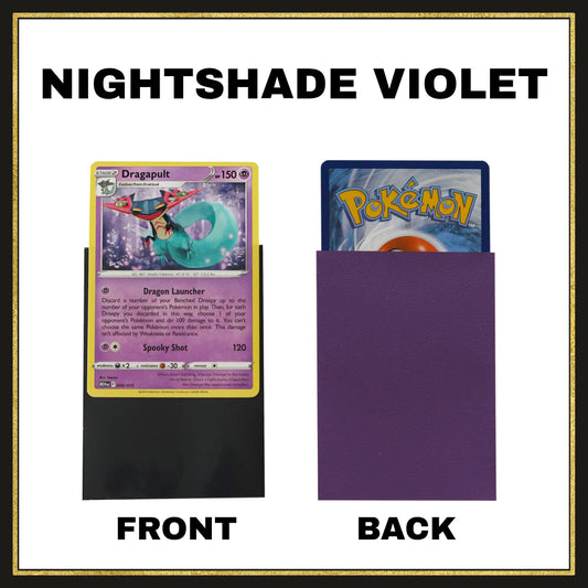 QAT Dual Matte Sleeves (Nightshade Violet)