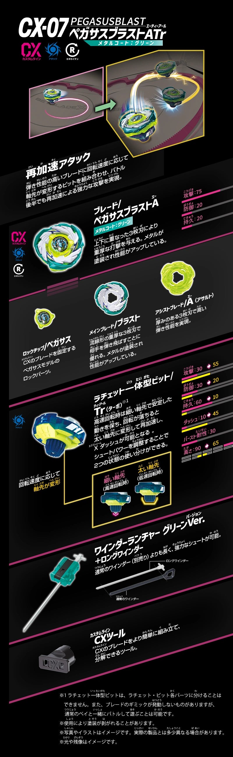 BeybladeX: CX-07 Starter Pegasus Blast