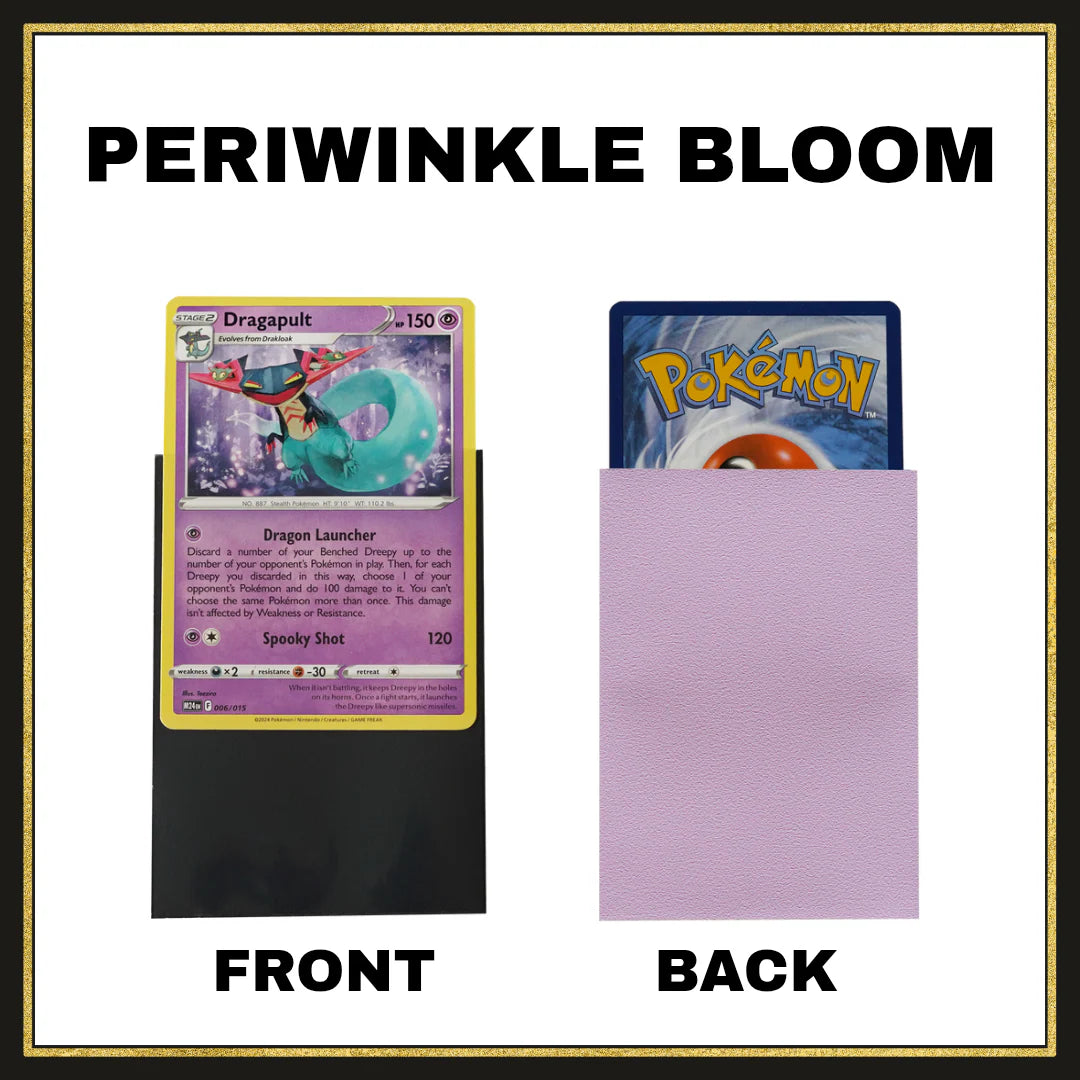 QAT Dual Matte Sleeves (Periwinkle Bloom)