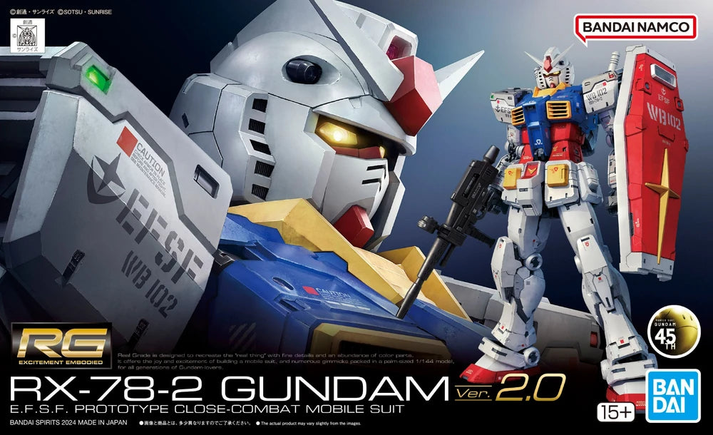 Gundam 0079 : RG 1/144 RX 78 2 Gundam Ver.2.0