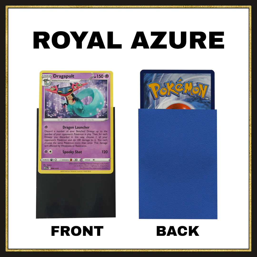 QAT Dual Matte Sleeves (Royal Azure)