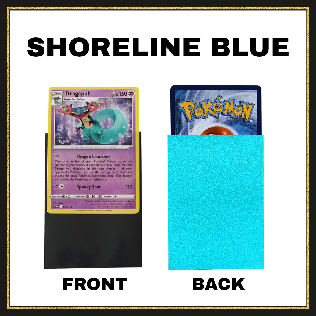 QAT Dual Matte Sleeves (Shoreline Blue)