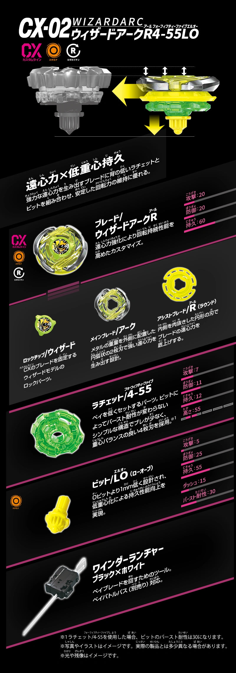 BeybladeX: CX-02 WIZARDARC
