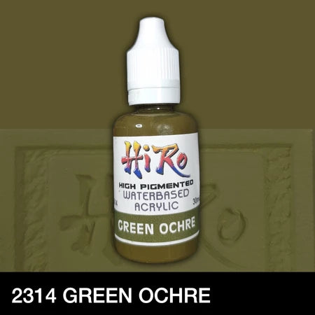 Hiro Paints: Earth Tone Green Colors