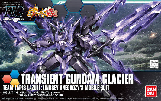 Gundam Build Fighters: 1/144 HGBF Transient Gundam Glacier