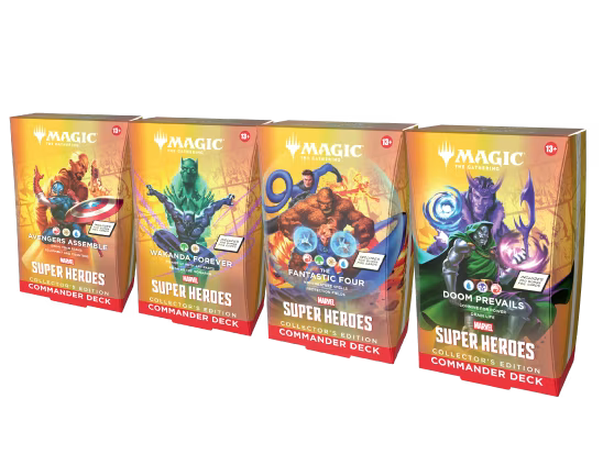 [EN] Marvel Super heroes Collector's Edition Commander Deck Display