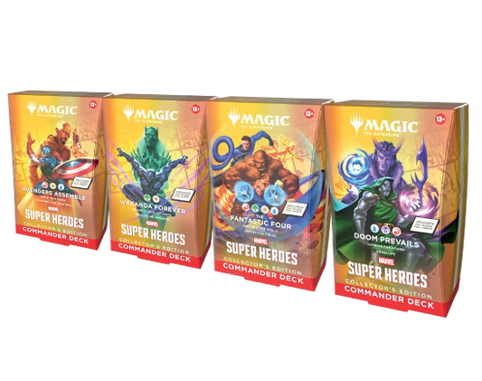 [EN] Marvel Super heroes Collector's Edition Commander Deck Display