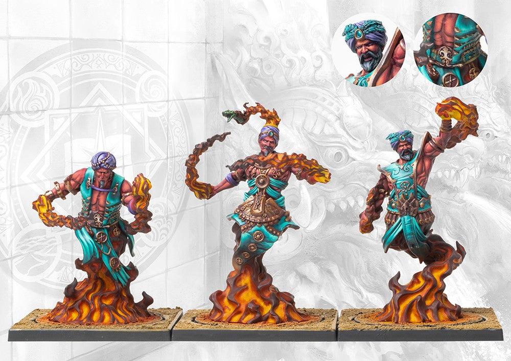 Conquest - Sorcerer Kings: Efreet Flamecasters/Sword Dancers Dual Kit