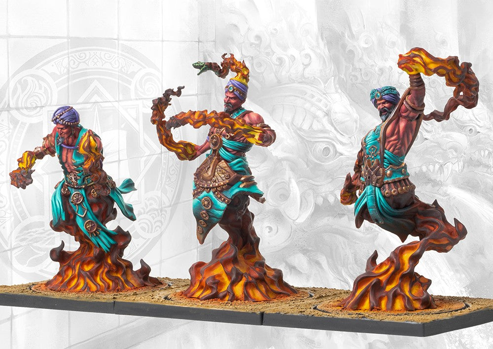 Conquest - Sorcerer Kings: Efreet Flamecasters/Sword Dancers Dual Kit