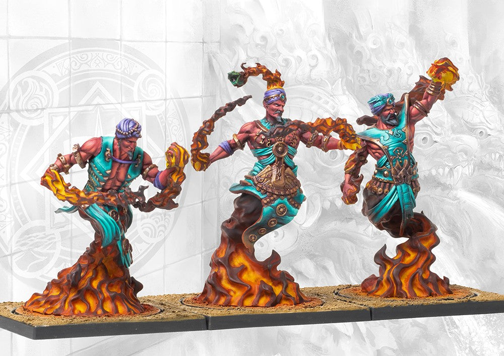 Conquest - Sorcerer Kings: Efreet Flamecasters/Sword Dancers Dual Kit