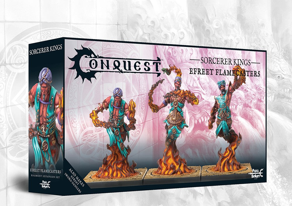 Conquest - Sorcerer Kings: Efreet Flamecasters/Sword Dancers Dual Kit