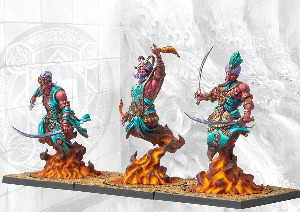 Conquest - Sorcerer Kings: Efreet Flamecasters/Sword Dancers Dual Kit