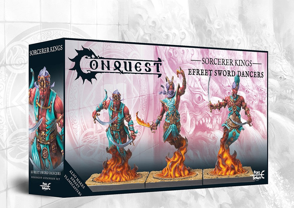 Conquest - Sorcerer Kings: Efreet Flamecasters/Sword Dancers Dual Kit