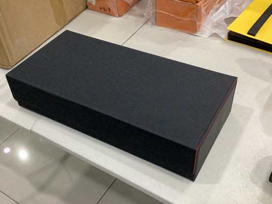 Black And Red Deck Box Large