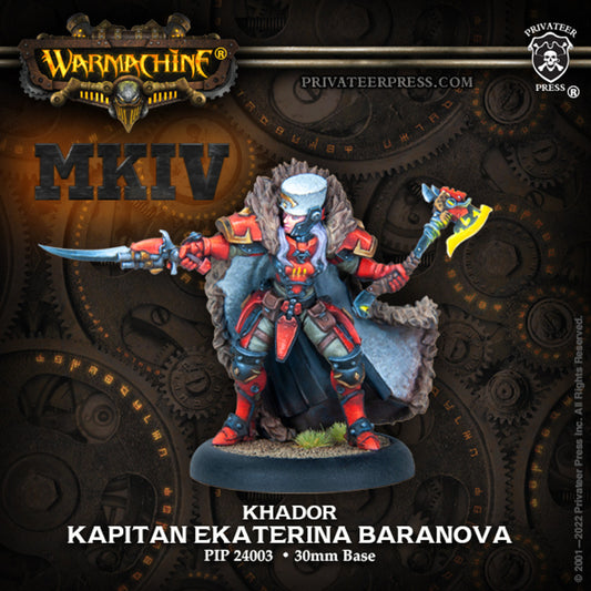 Warmachine: Kapitan Ekaterin Baranova