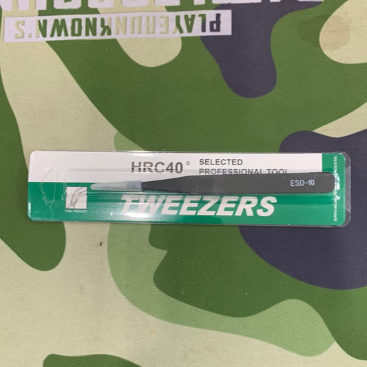 HRC40 Tweezers: Straight