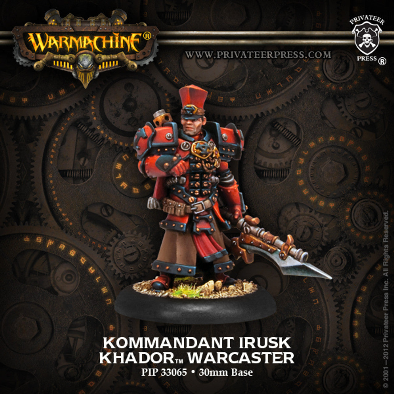 Warmachine: Khador Supreme Kommandant Irusk