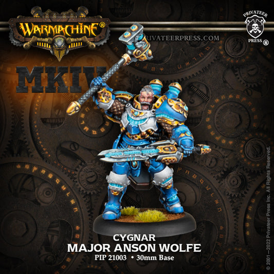 Warmachine: Major Anson Wolfe