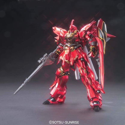 Gundam Unicorn: 1/144 HGUC UC MSN-06S SINANJU TITANINUM FINISH