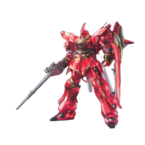 Gundam Unicorn: 1/144 HGUC UC MSN-06S SINANJU TITANINUM FINISH