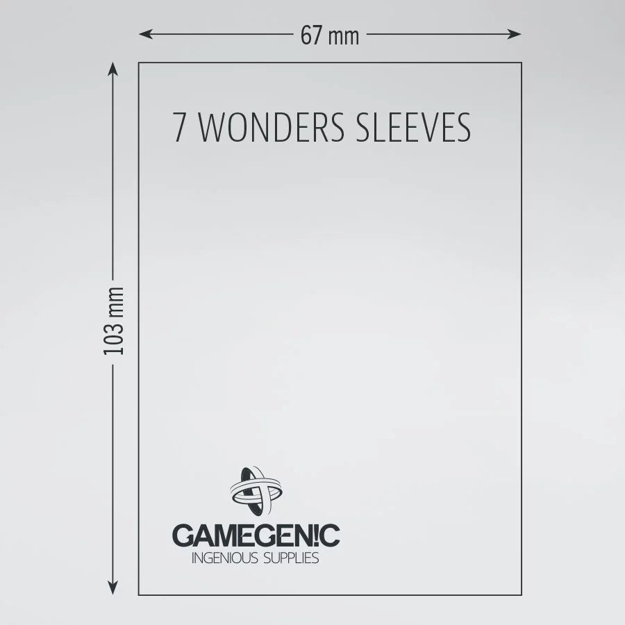 Gamegenic: 7 Wonders Matte Sleeves