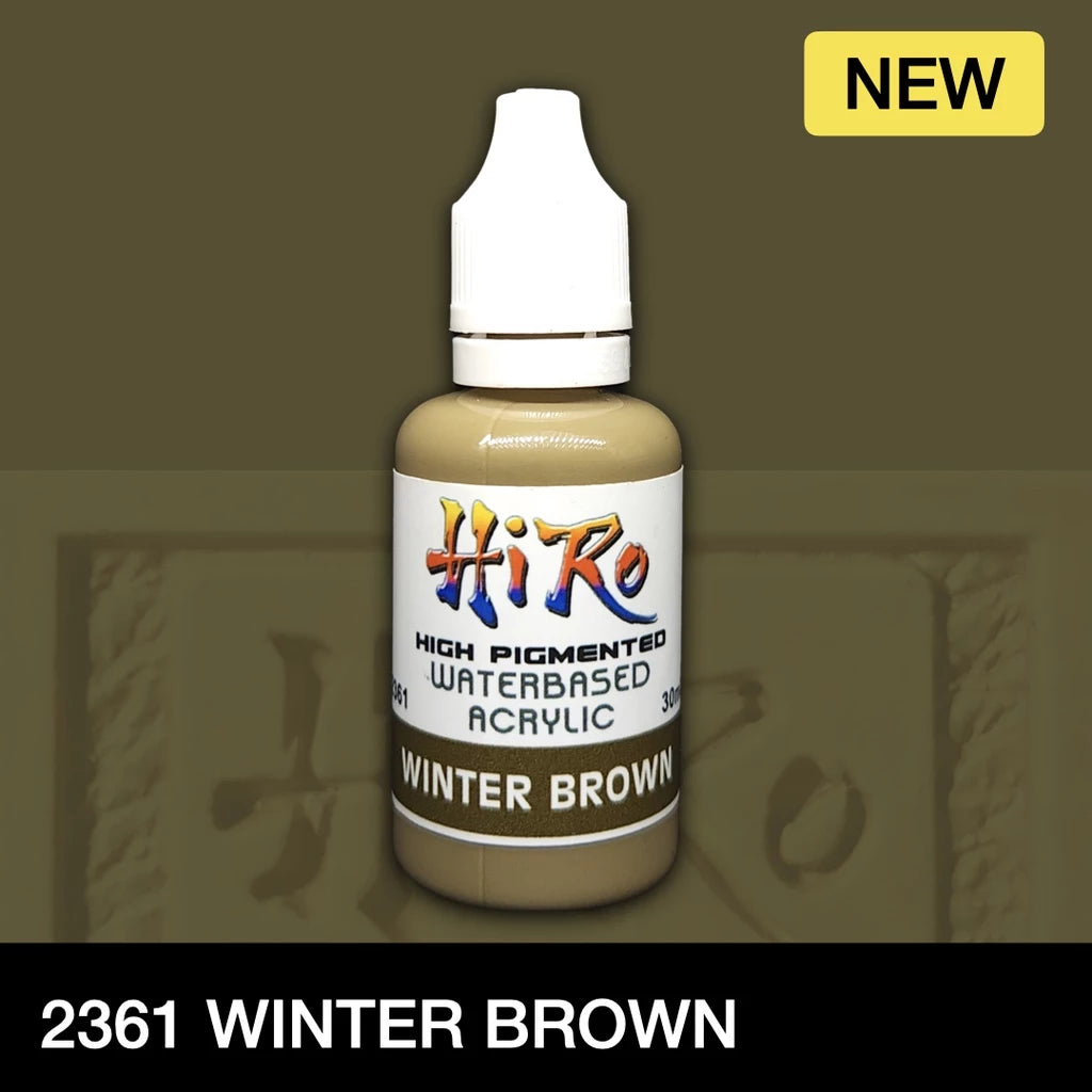 Hiro Paints: Cool Brown Colors