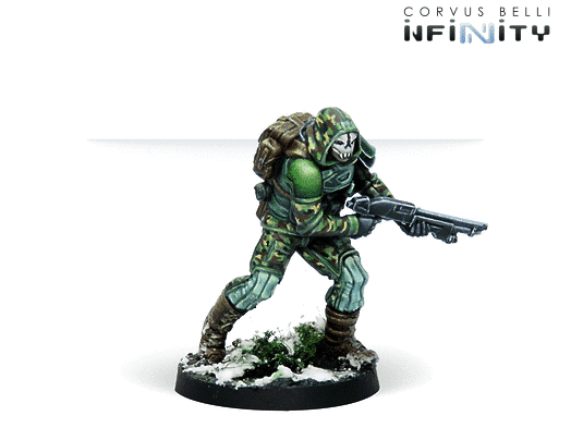 Infinity: Ariadna: Streloks, Kazak Reconnaissance Unit (Boarding Shotgun)