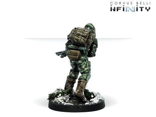 Infinity: Ariadna: Streloks, Kazak Reconnaissance Unit (Boarding Shotgun)