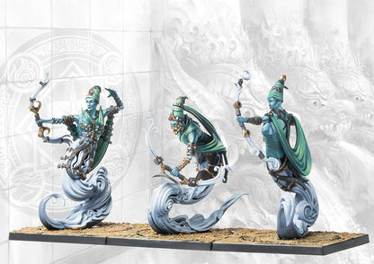 Conquest - Sorcerer Kings: Windborn Djinn (with Bows) / Steelheart Djinn (with Polearms)