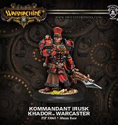 Warmachine Khador Kommandant Irusk