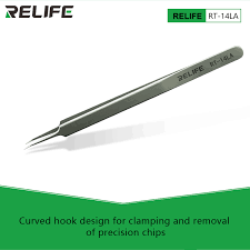Relief Precision Straight Tweezers
